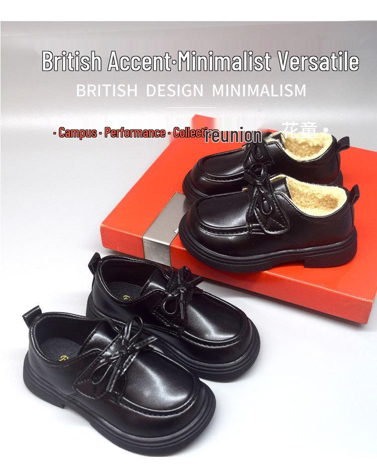 Schwarze Loafer für Mädchen mit weicher Sohle - Performance-Schuhe für Frühling & Herbst