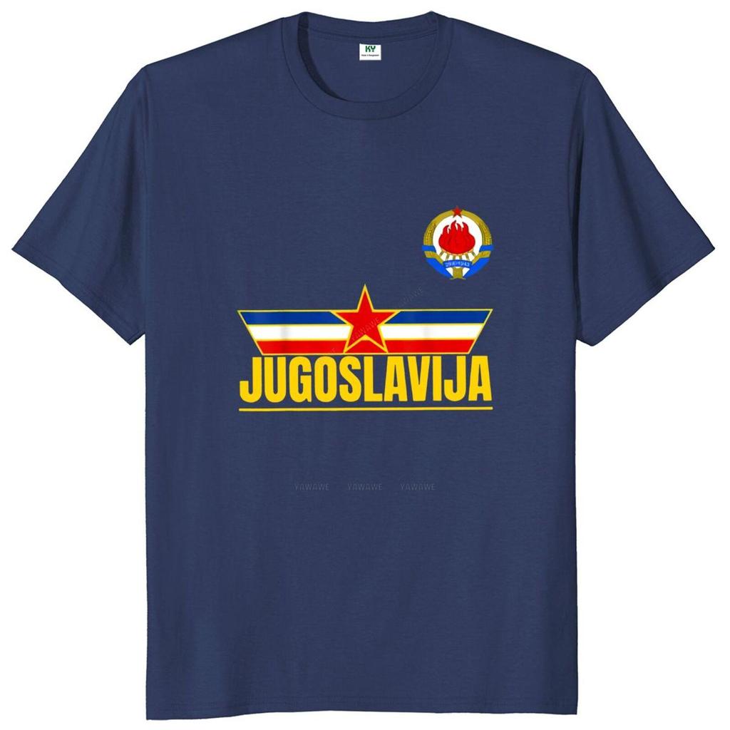Mens Teeshirt Jugoslavija Zastava Yugoslavia Nationa Tshirt Jugoslavija Lovers Gift Vintage Tops Casual Cotton Unisex T Shirt