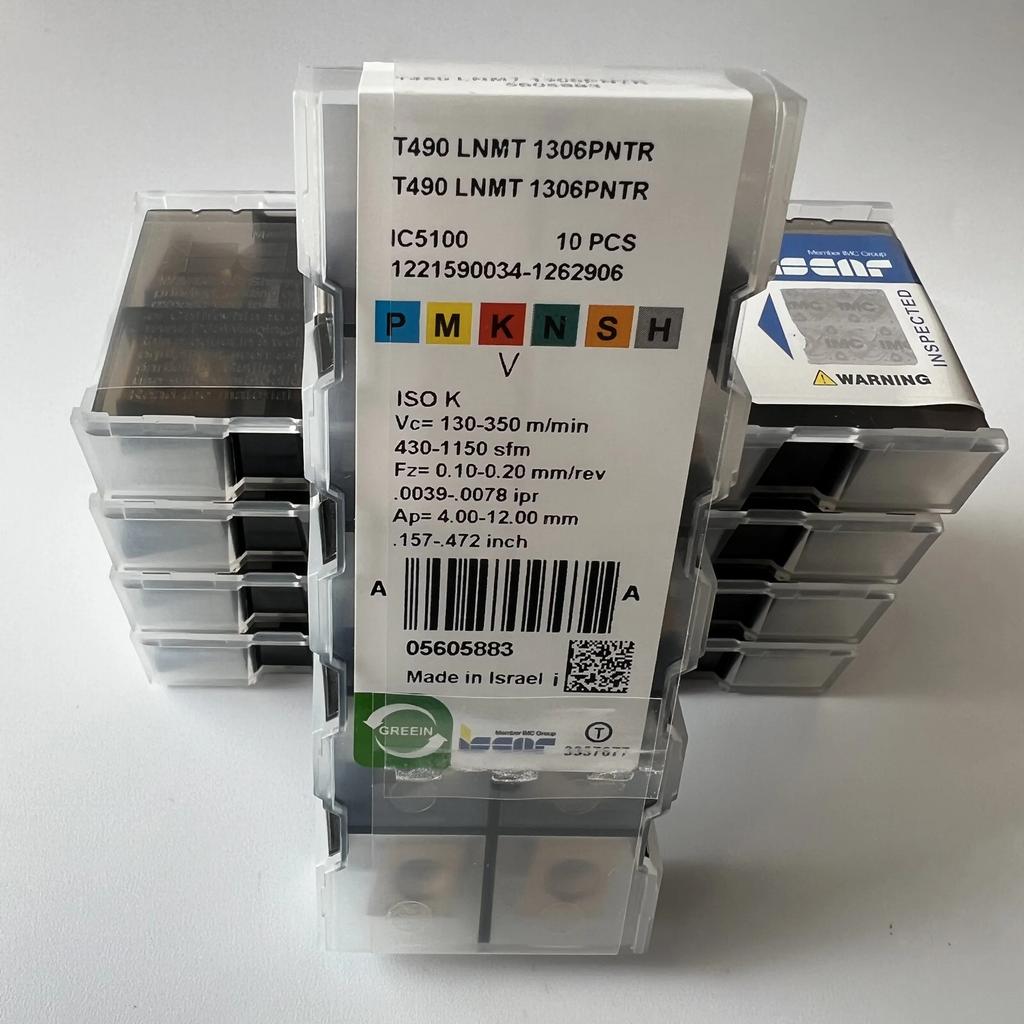 ISCAR / T490LNMT1306PNTR IC5100 /  Industrial indexable Carbide Inserts 10 Pcs