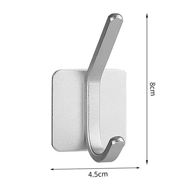 Self Adhesive Wall Hooks Door Key Holder Clothes Coat Hanger Bathroom Towel Holder Kitchen Storage Rack Shelf Bag Organizer