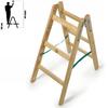 KADAX Wooden Painter's Ladder Step Ladder Double-Sided 150kg