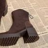 High Heels Ankle Boots for Women's Heeled Suede Designer Shoes  Pumps Walking Winter Boots New Trend Fashion Mujer De Botas