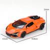 ABAY1 1:43 scale replica of the SVJ pullback alloy car model, children's toy, die-cast metal, pullback function.