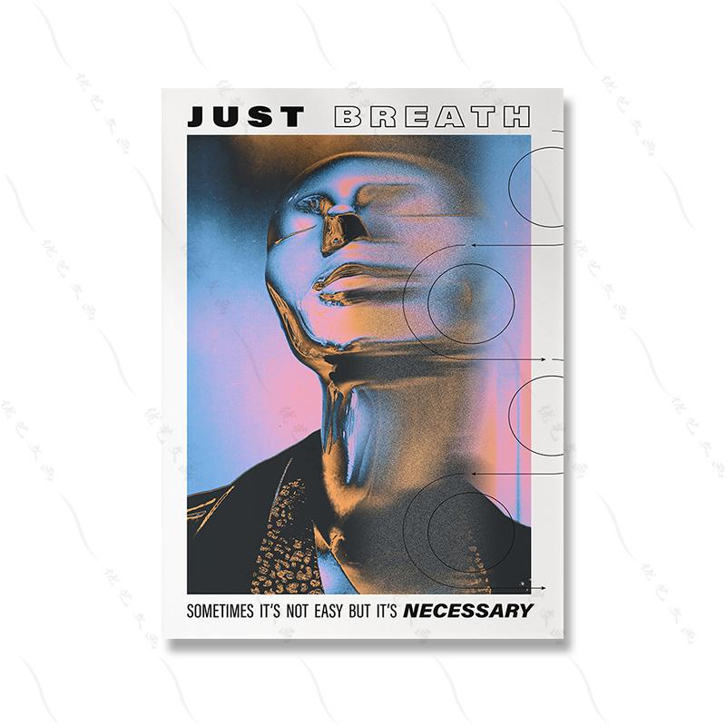 

Ретро Абстракция Гадиент Психоделический Настенный Градиент Цвет Плакат Живопись Мода Искусство Вдохновение Печать на Холсте Комната Домашний Декор 21x30cm No Framed