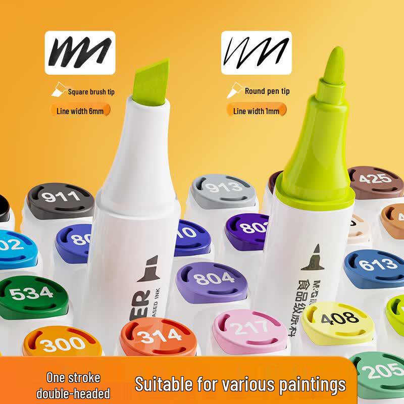 M&G Food-Grade Dual-Tip Markers for Kids