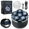 MGC ShareFunN Skinhead Shaver Japanese Instruction Manual Included Adjustment 6D Skinhead Shaver Magnetic Detachable Head IPX7 Resistant Wet Dry Use