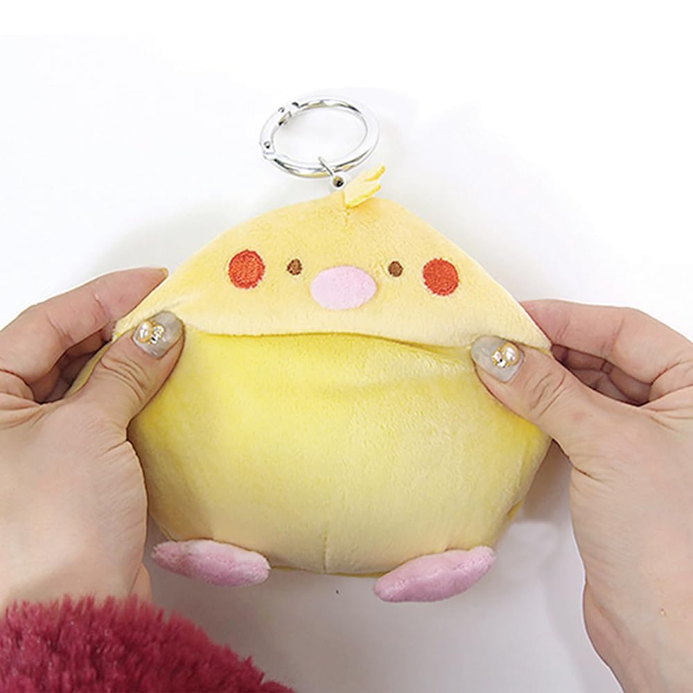 SunLemon Hug Hug Soft Pass Case, Cockatiel Design, 14 x 5 x 17cm, Cute Animal Design, P-9772