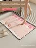 Cute Cartoon Bathroom Floor Mat, Bathroom Entrance Mat, Diatom Mud Bath Mat, Household Toilet Non-Slip Carpet