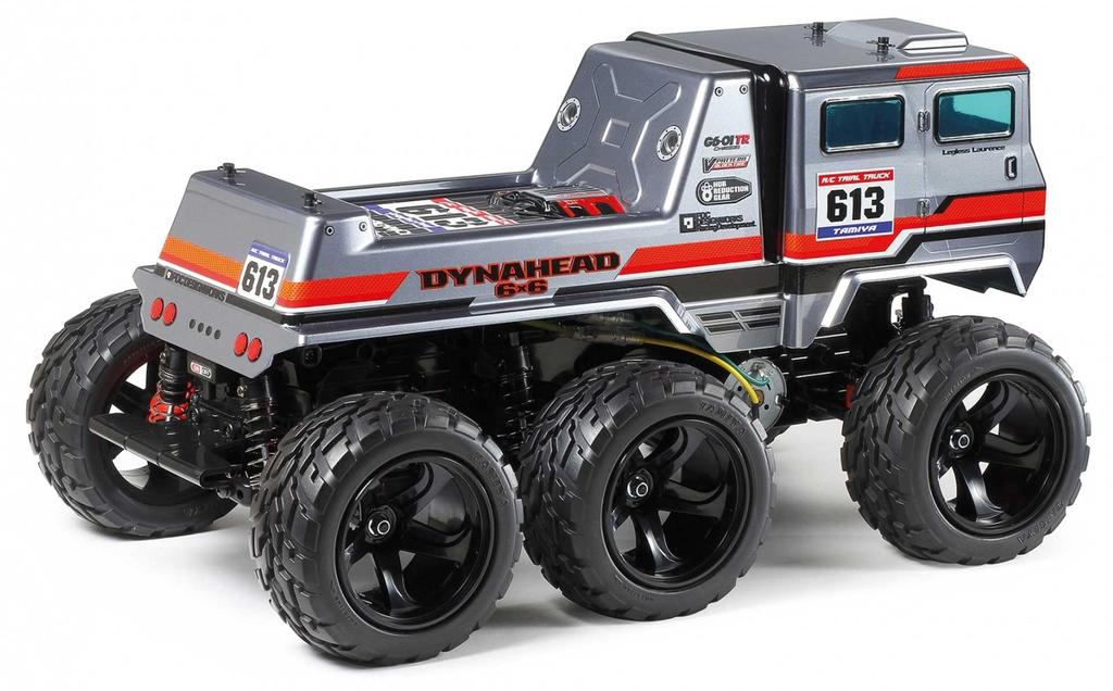 Tamiya 1/18 Scale Electric RC Car Series No. 660 Dynahead 6x6 (G6-01TR Chassis) Off-Road Model 58660