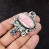 Rhodochrosite Pendant Genuine Gemstone Jewelry 925 Sterling Silver Pendant Handmade Boho Jewelry Beautiful Dragonfly Pendant Gift For Mother