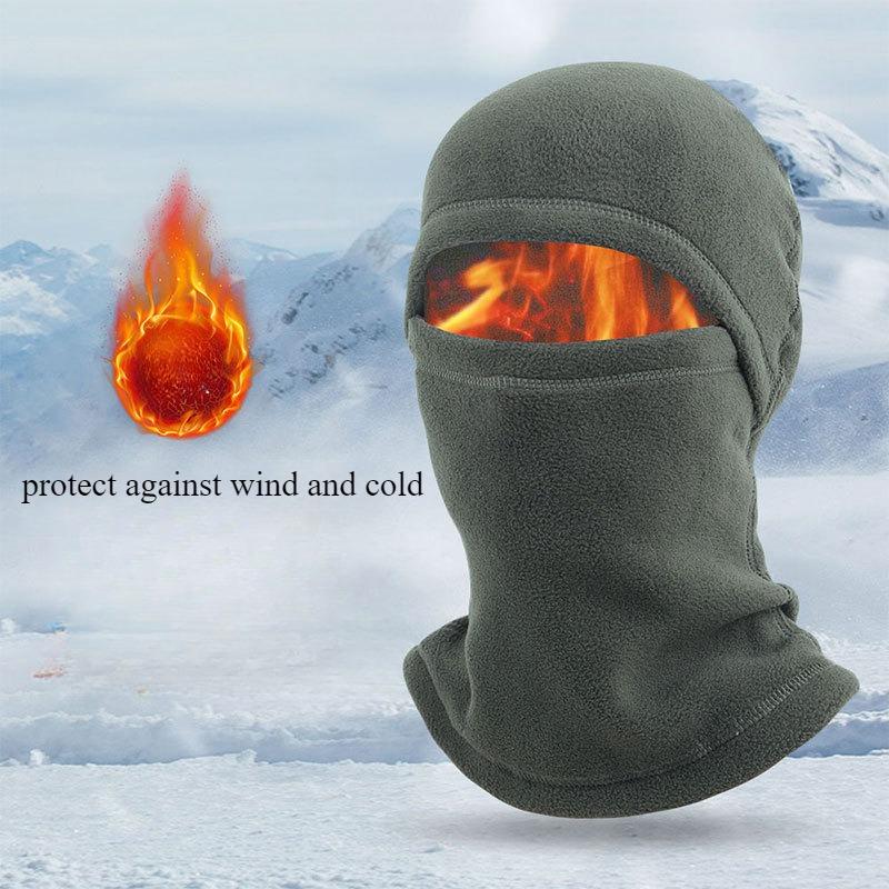 Зимняя теплая мотоциклетная полнолицевая маска Зимняя спортивная кепка для лица — фото 5