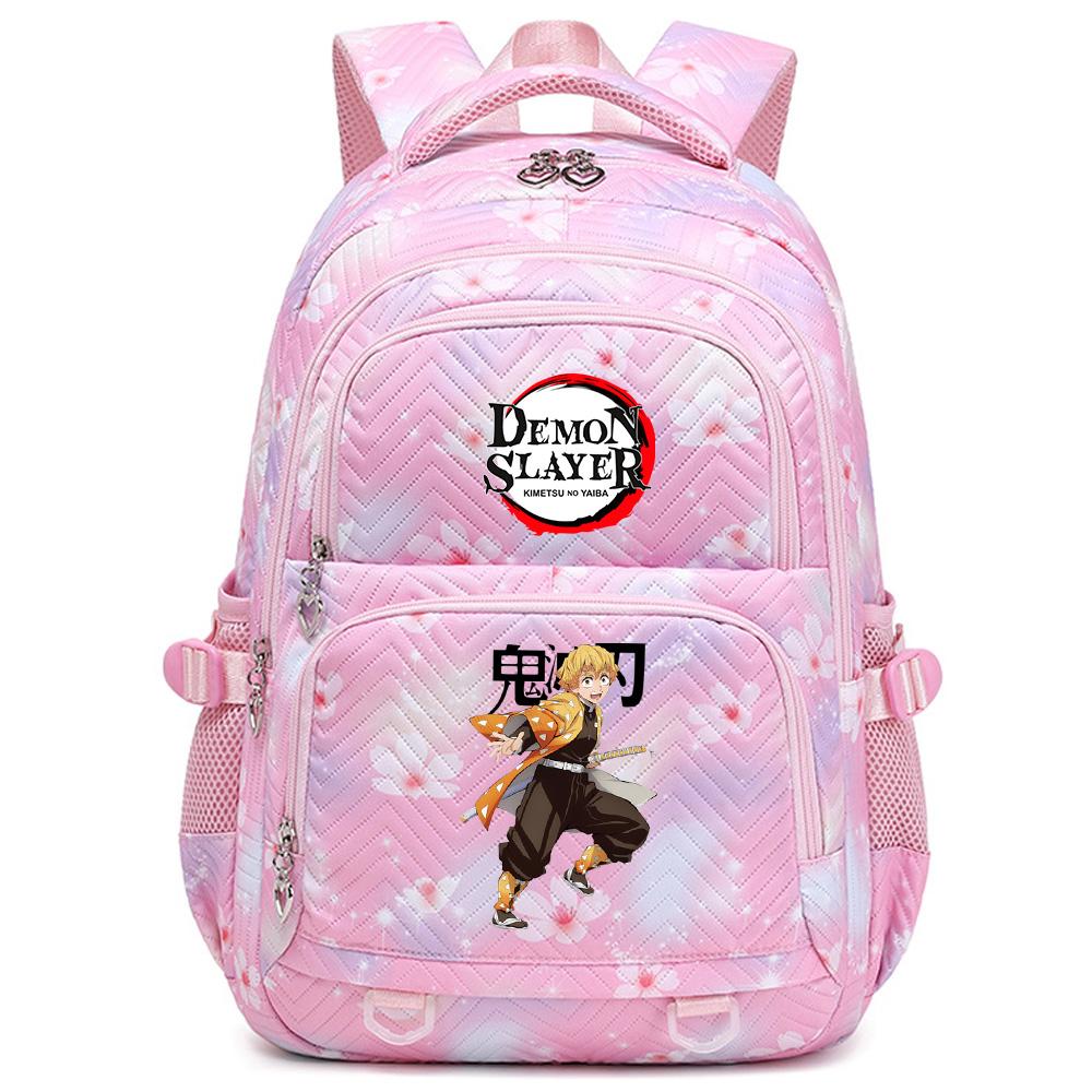Školní batoh s potiskem Anime Demon Slayer pro studenty, teenagery, chlapce, dívky, ženy, cestovní batoh Mochila Escolar