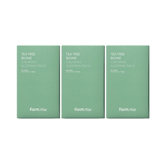 

Farmstay Tea Tree Biome Calming Sleeping Pack Soothing Overnight Mask 4ml × 60pcs
