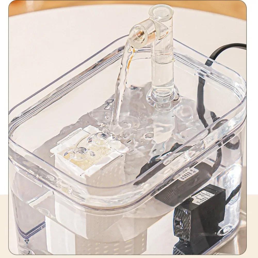 1000ML Automatic Pet Fountain - Fresh and Filtered Water Pet Drinking Dispenser Drinker for Cats Puppies - Ideal for Indoor Use