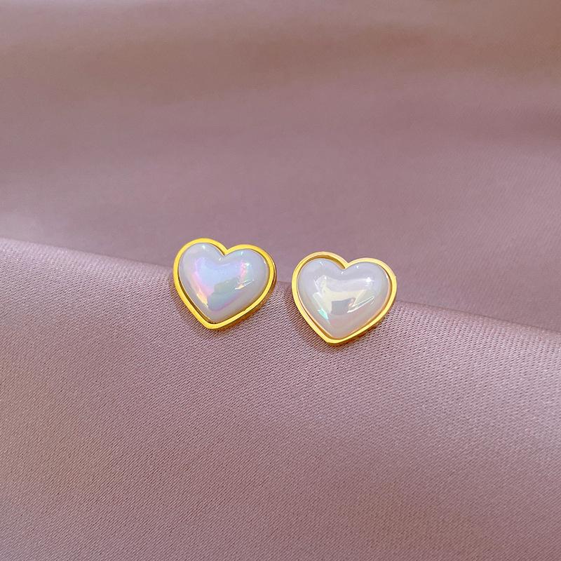 Mermaid Ji Love Minimalist Stud Earrings Cold Men'S And Women'S Earrings Personality Temperament Banquet Earrings