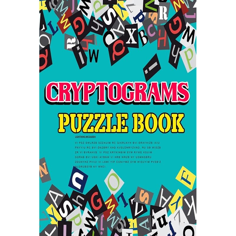 Cryptograms Puzzle Book Improve and exercise your brain with