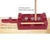 Woodworking 3-in-1 Dowel Hole Drilling Punching Locator Aluminum Alloy Tool