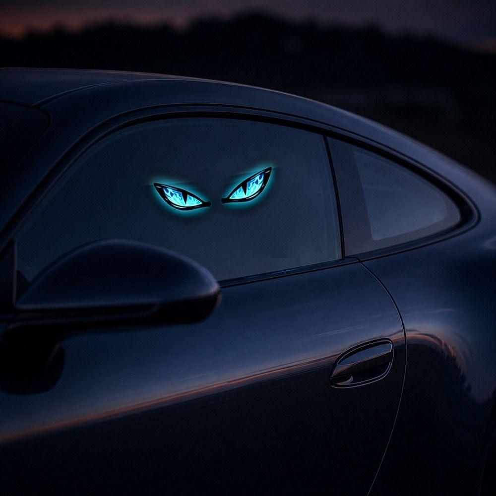 Solar Teufelsaugen Auto Lichter Kabellose Auto Ambiente Beleuchtung Neue LED Auto Lampe