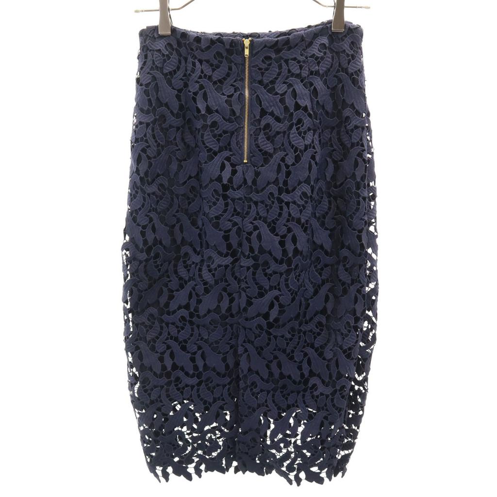 ESTNATION Long Length Total Race Tight Skirt 36 Navy Women Used