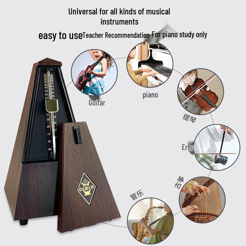 GLEAM Piano & Violin Metronome for Musical Instruments: Universal Rhythm Keeper