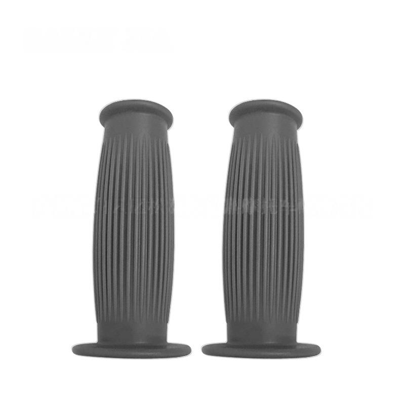 22MM Vintage Rubber Moto Handlebar Grips Anti-Slip Universal Fit for Cafe Racer Old School Bike Mod