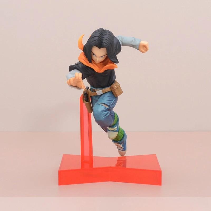24CM Anime Dragon Ball Z Android 17 18 Figure Android 18 Action Figures Collection PVC Model Toys for Children Christmas Gifts