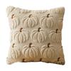 Pumpkin Fall Throw Pillow Covers Embroidery Fluffy Plush Accent Pillow Cases Plush Pillow Case Halloween Farmhouse Home Decor