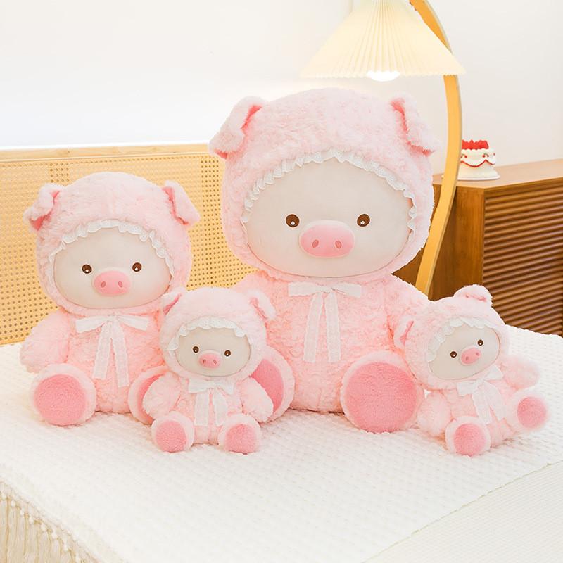 Cute Pig Plush Toy With Pp Cotton Filling For Children Birthday Gift