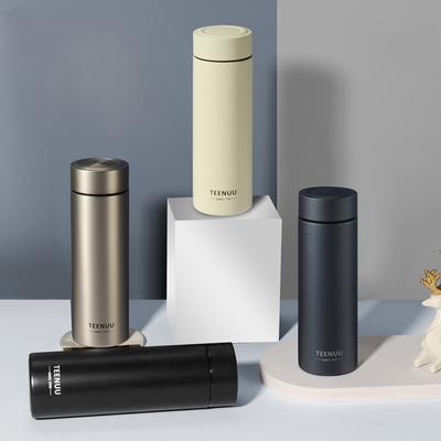 304 Stainless Steel Vacuum Mug Men's Business Straight Cup Tea Water Separation Tea Cup