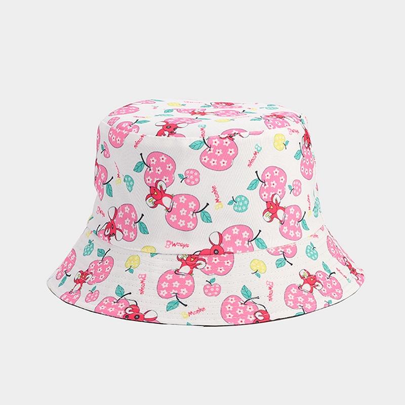 Hot Selling Fruit Pattern Bucket Hat Men and Women Outdoor Leisure Visor Summer Travel Hat