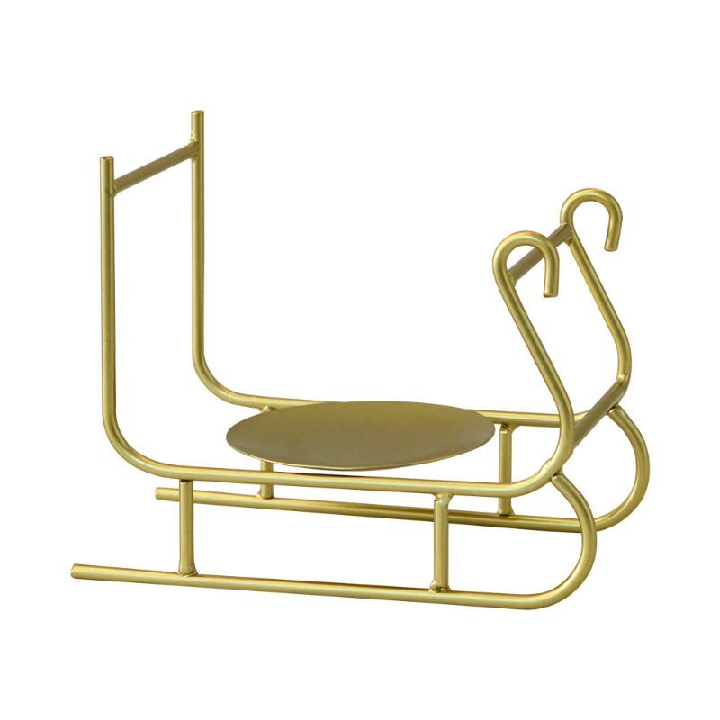 Weihnachts-Dekorations-Kerzenständer-Ornamente, Eisen-Kerzenteller und Romantische Atmosphäre-Requisiten für Restaurants