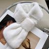 Fashionable Korean-style Square Whole Leather Mink Wool Women's Winter Warm All-match Fur Collar Scarf