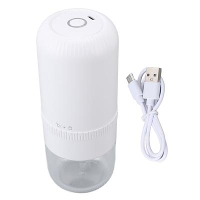 Elektrische Kaffeebohnenmühle Weiß USB-Ladekabel Kabellos Einstellbare Grobheit Multifunktional