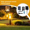 31V Portable Solar Panel Waterproof Remote USB String Lights for Garden Outdoor Patio Tent Yard Pathway Shed Camping Decoration