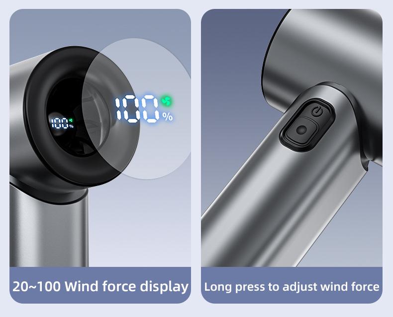 CrossN610 Handheld Neck-Hanging High-Speed Brushless Mini Fan with Large Wind Power