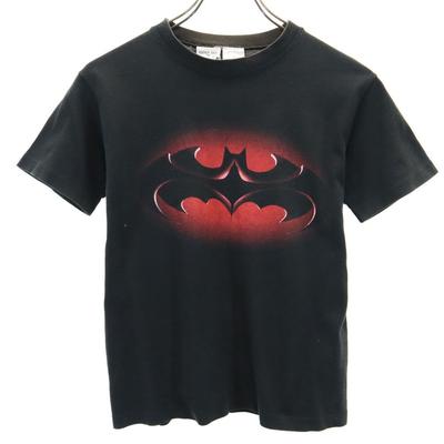 Warner Bros 90s BATMAN Old USA Made Print Short Sleeve T-shirt S Kid's Used