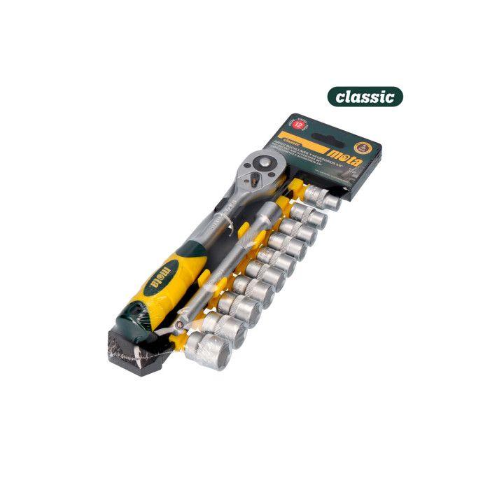 Kit de 12 douilles et accessoi