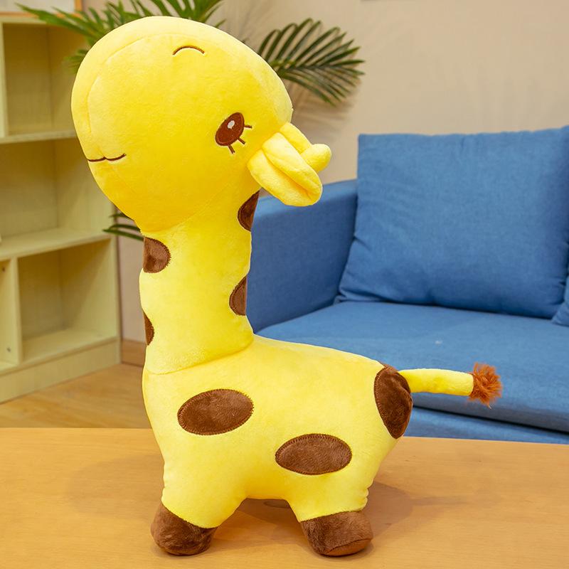 Large Giraffe Doll Plush Toy Deer Sika Deer Doll Girl Sleeping Throw Pillow Child Soothing Doll