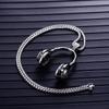 Ladies Necklace Men's Necklace Retro Earphone Pendant Couple Hip-hop Necklace