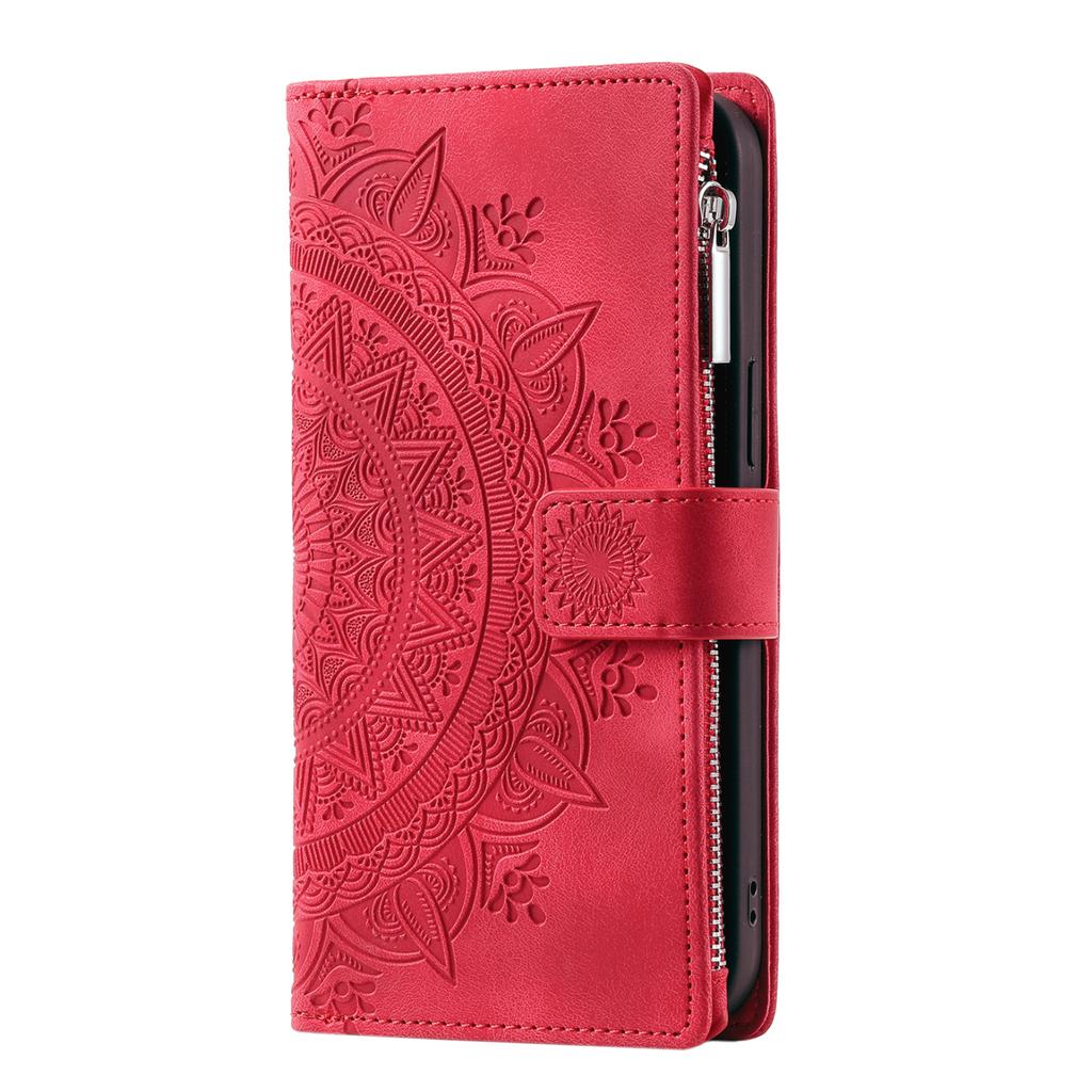 Style 006 For Samsung Galaxy A36 5G Wallet Case PU Leather Phone Cover Mandala Flower Pattern