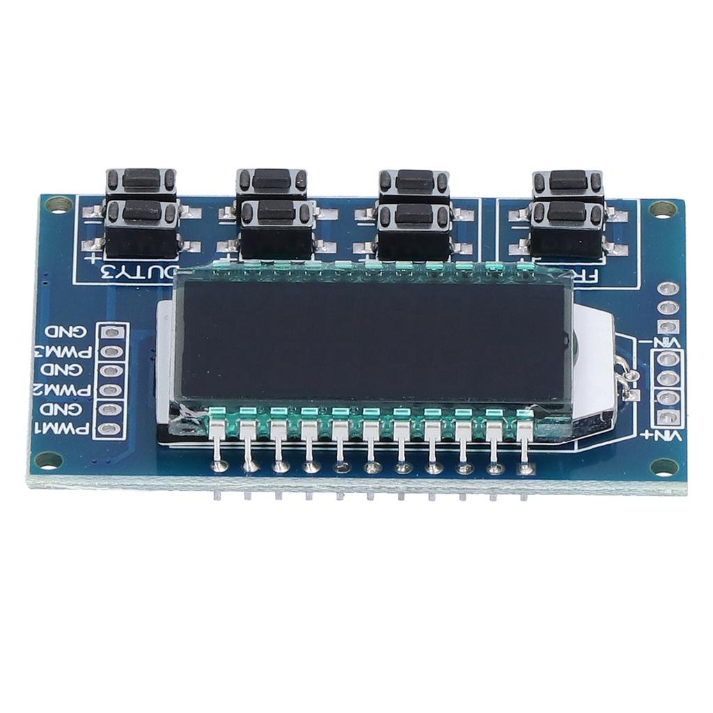 PWM Signal Generator 3 Channel Adjustable Pulse Square Rectangular Wave Frequency Duty Cycle Module
