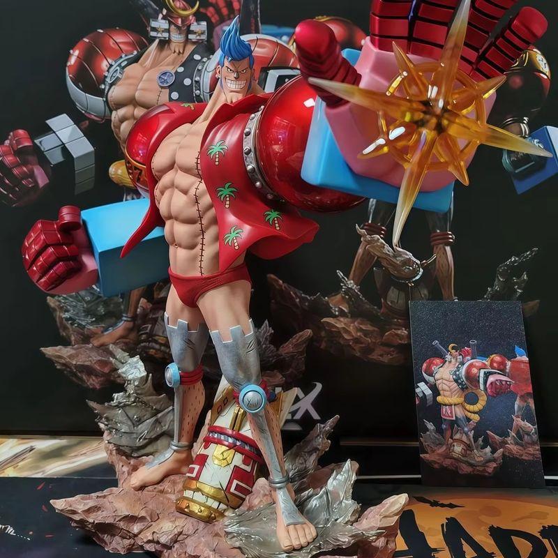 28Cm One Piece Lx Francci Gk Double-Headed Statue Gk Character Room Desktop Display Ornaments.