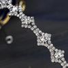 European & American Rhinestone Metal Headband - Elegant Hair Accessory for Women's Birthday Parties & Daily Wear