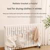 Pack of 20 Sturdy Plastic Radiator Hook Designed for Strong Hold of Clothes Towels with Easy Mounting