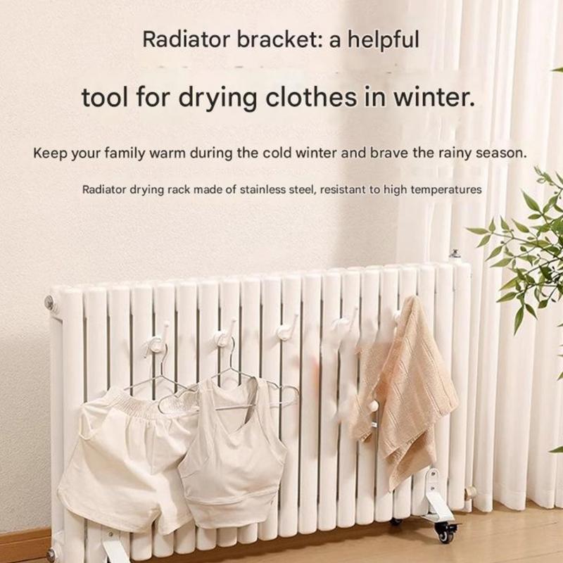 Pack of 20 Sturdy Plastic Radiator Hook Designed for Strong Hold of Clothes Towels with Easy Mounting
