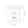 20Pcs Lavender Sachet Bags Mesh Gauze Organza Empty Drawstring Closures for Aromatherapy Wedding Home Fragrance Party Favors
