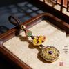 Zodiac Animal Keyring: Gold Pendant for Men & Women - Success & Wealth Talisman