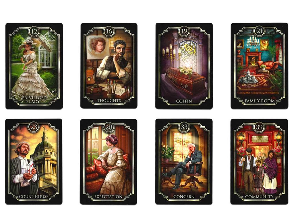 Nichiyu Kipper Fortune Telling Set DE deck that combines a modern touch with a Victorian 39-card [Authentic] [FIN SIÈCLE KIPPER] "A atmosphere."