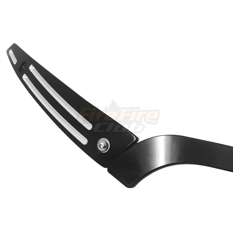 Motorcycle Windshield Windscreen Trim CNC Black For Harley Touring Road Glide FLTR 2015-