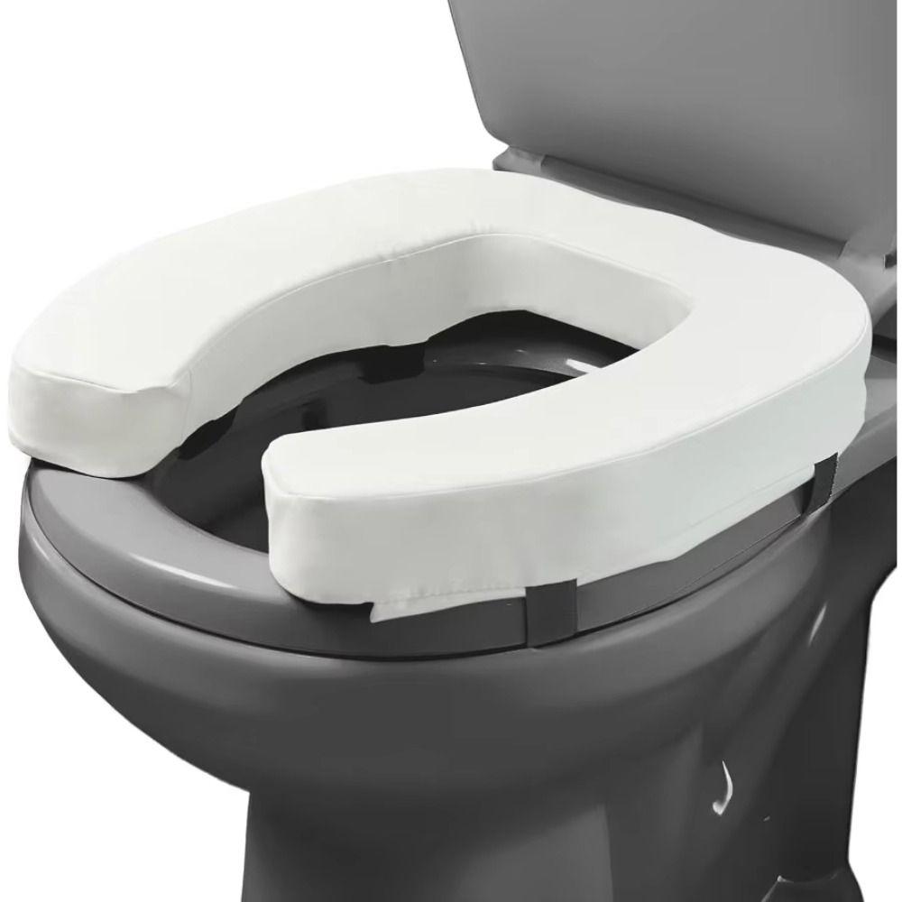 Thick Padded U-Shape Toilet Seat Riser Heighted Toilet Seat Cover  Toilet Seat Accessories